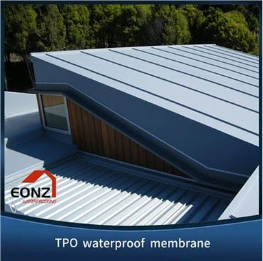 Бял TPO каучуков покрив