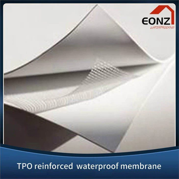 TPO reinforced waterproof membrane